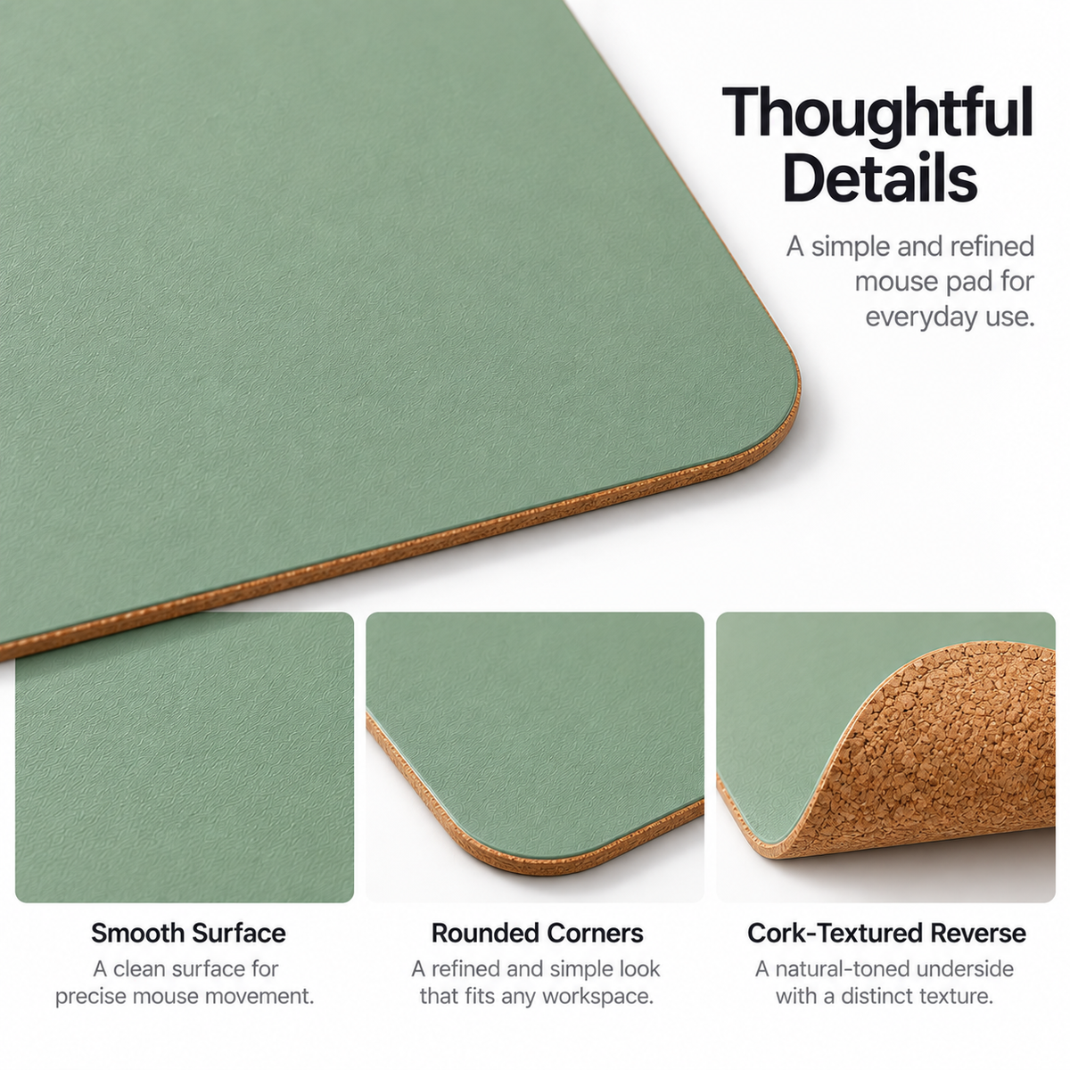 PVC & Cork Mouse Pad