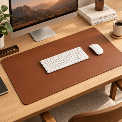 Reversible PU & Cork Desk Mat