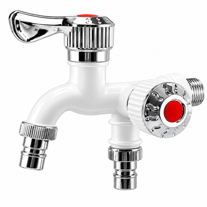 ⏳ LAST DAY: 50% OFF 🔥Universal Anti-Freeze Dual Outlet Faucet – 1 In 2 Out Water Tap