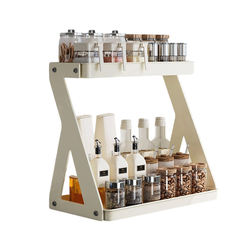 2-Tier Countertop Spice Rack Organizer