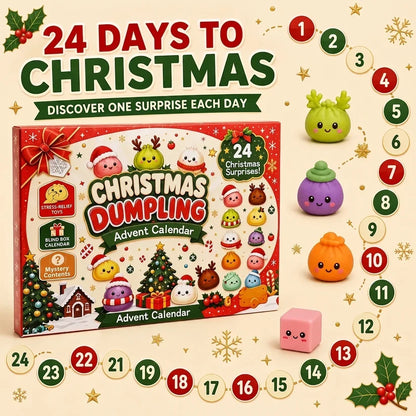 24-Day Mini Squishies Christmas Advent Calendar 2026