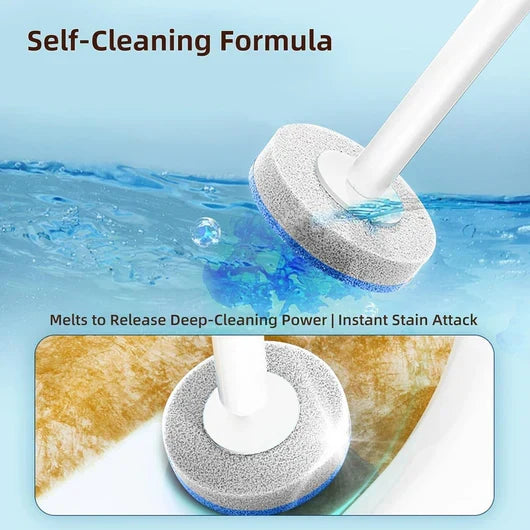 🧊Disposable Toilet Brush Set – with Built-In Cleaner & 24 Refills