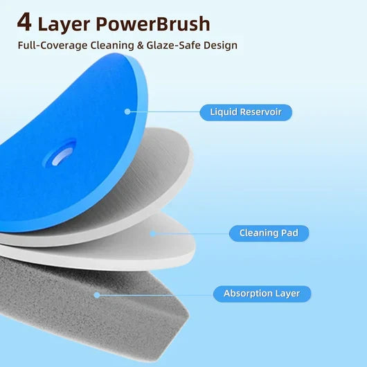 🧊Disposable Toilet Brush Set – with Built-In Cleaner & 24 Refills