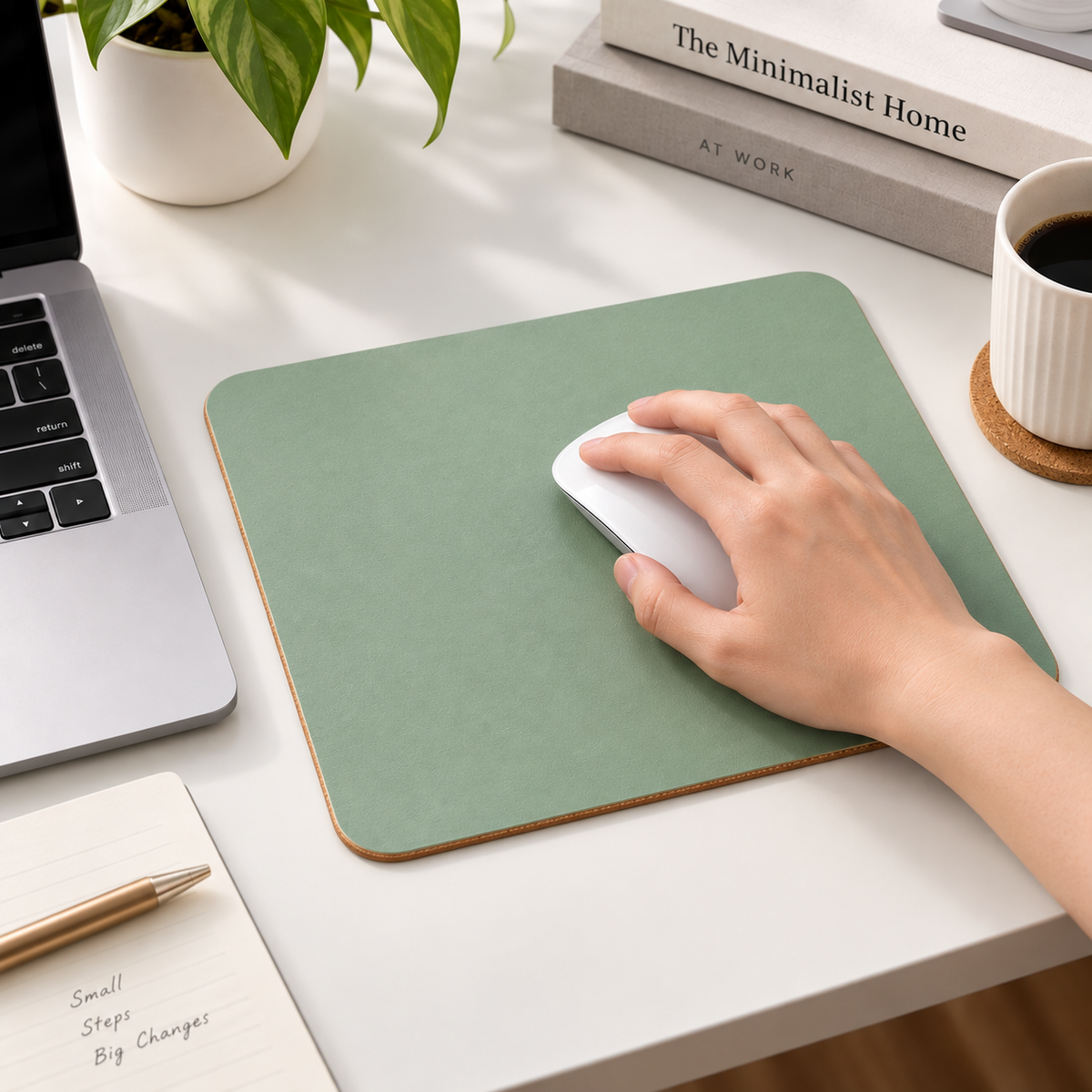 PVC & Cork Mouse Pad